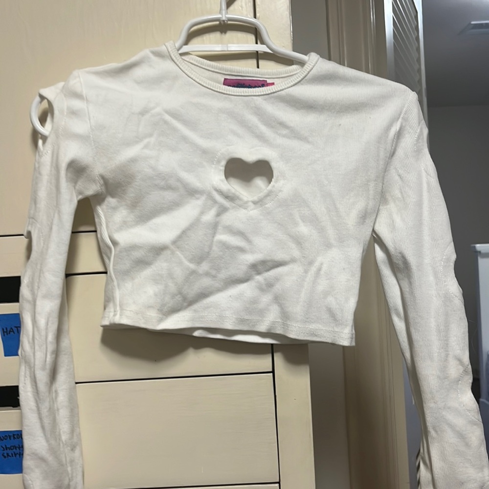 white longsleeve going out top!
